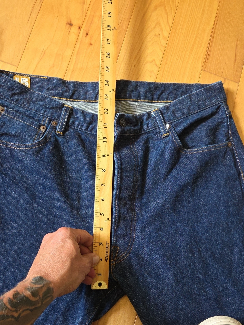 Anatomica Japanese Selvedge Jeans 38w - Picture 9 of 10